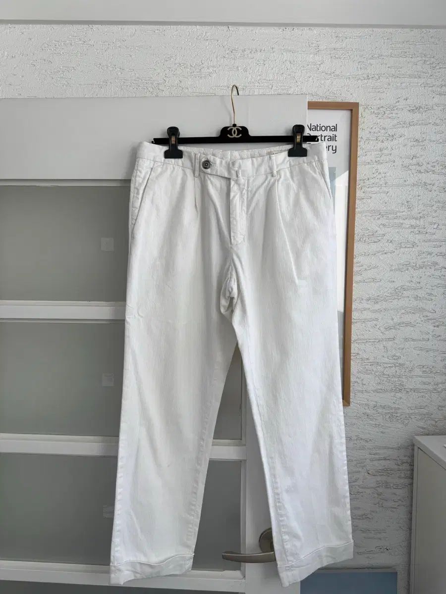 IL PANTALONE イタリスラックス スリム 4 白 샌프란시스코마켓