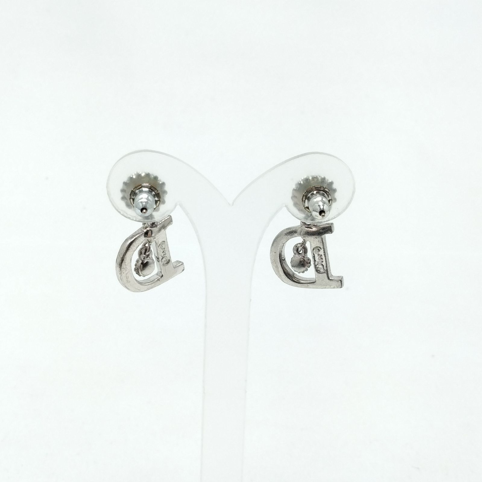 ✨️Christian Dior✨️ クリスチャンディオール Dロゴ ピアス(両耳用