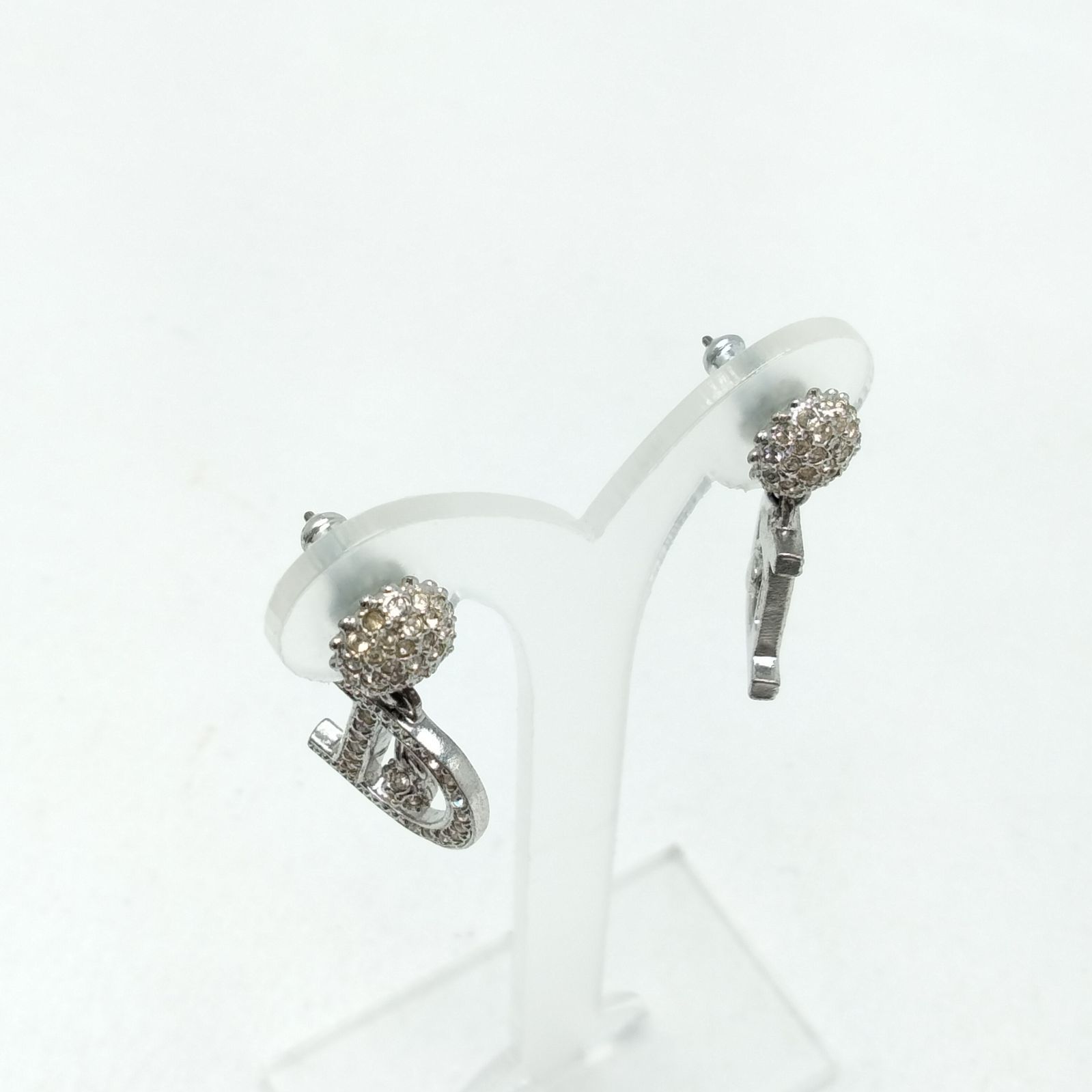 ✨️Christian Dior✨️ クリスチャンディオール Dロゴ ピアス(両耳用