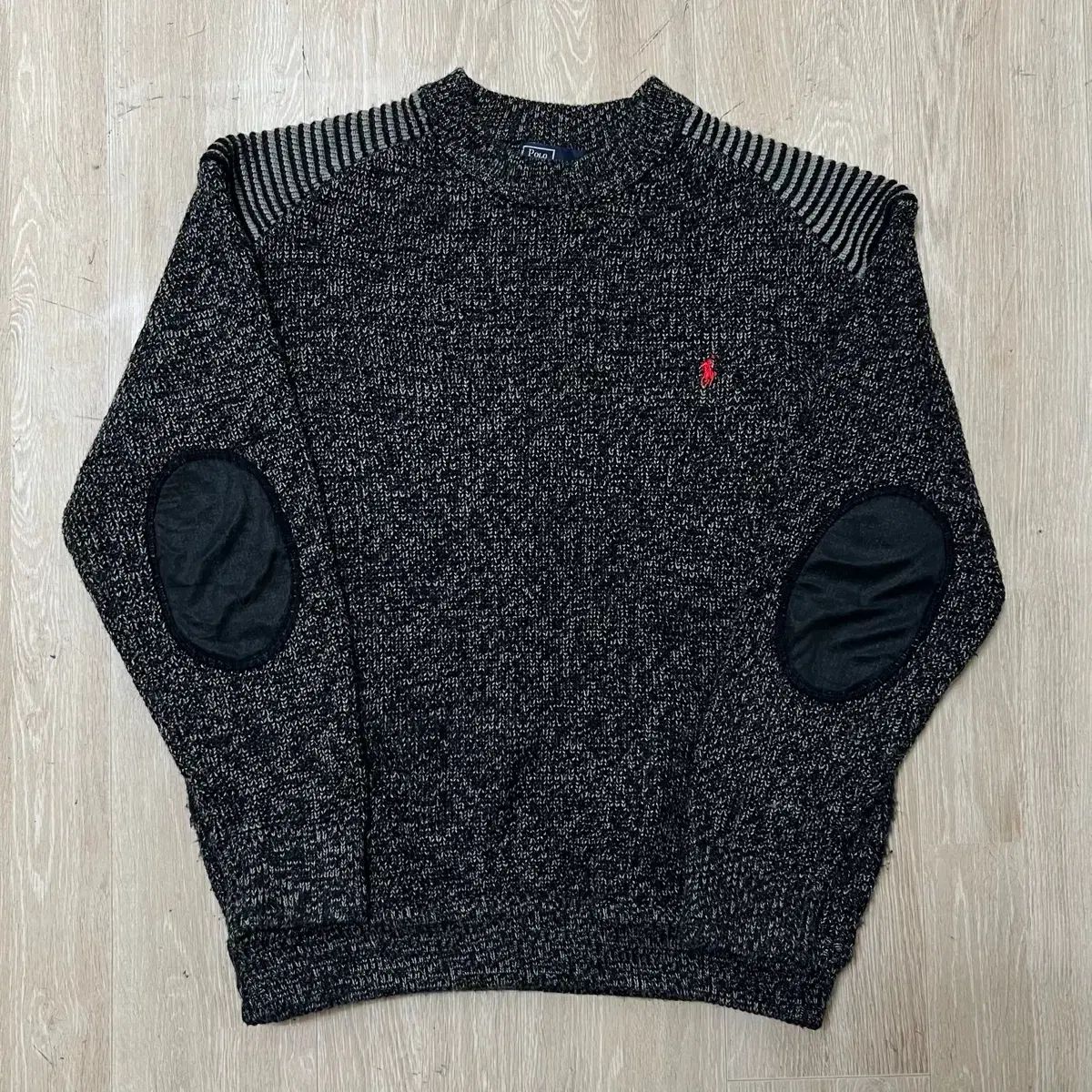 ポロ ラルフローレン メンズ スモールポニー パッチ ラウンド ニット XXL/110