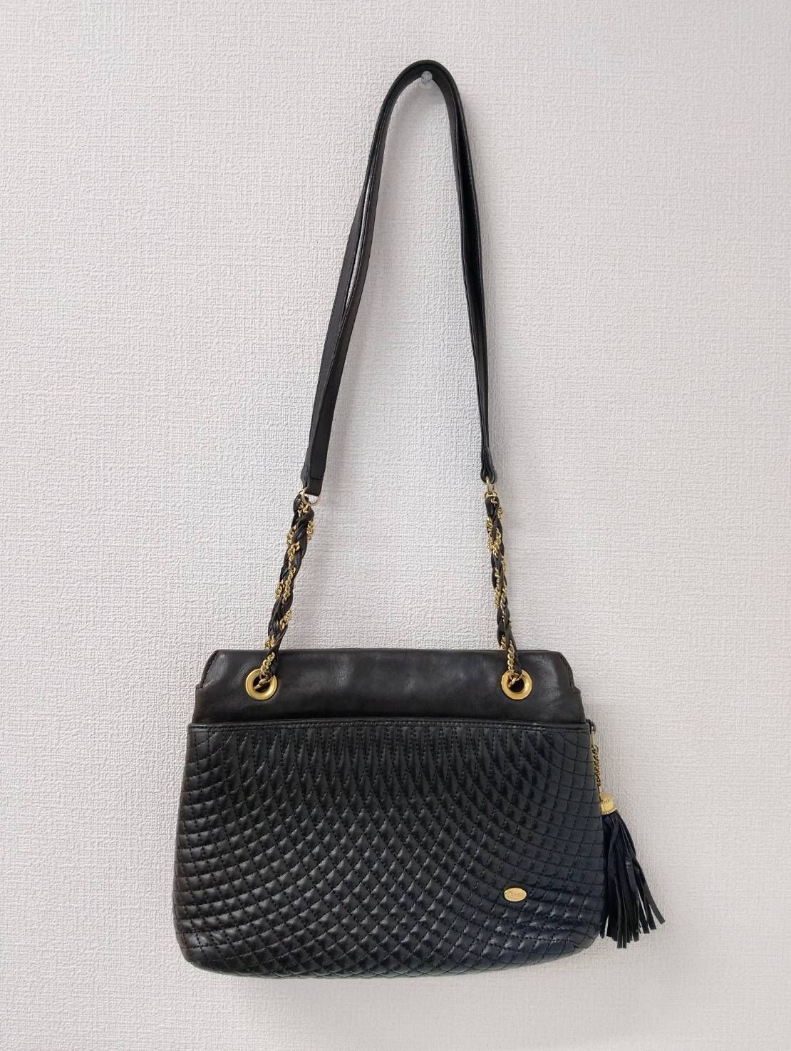 ・BALLY　バリー キルティングチェーンショルダー