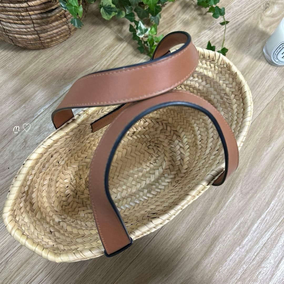 ロエベ　スタジオジブリコラボ　となりのトトロ　バスケットバッグ　スモール　カゴ ロエベ スタジオジブリコラボ となりのトトロ バスケットバッグ