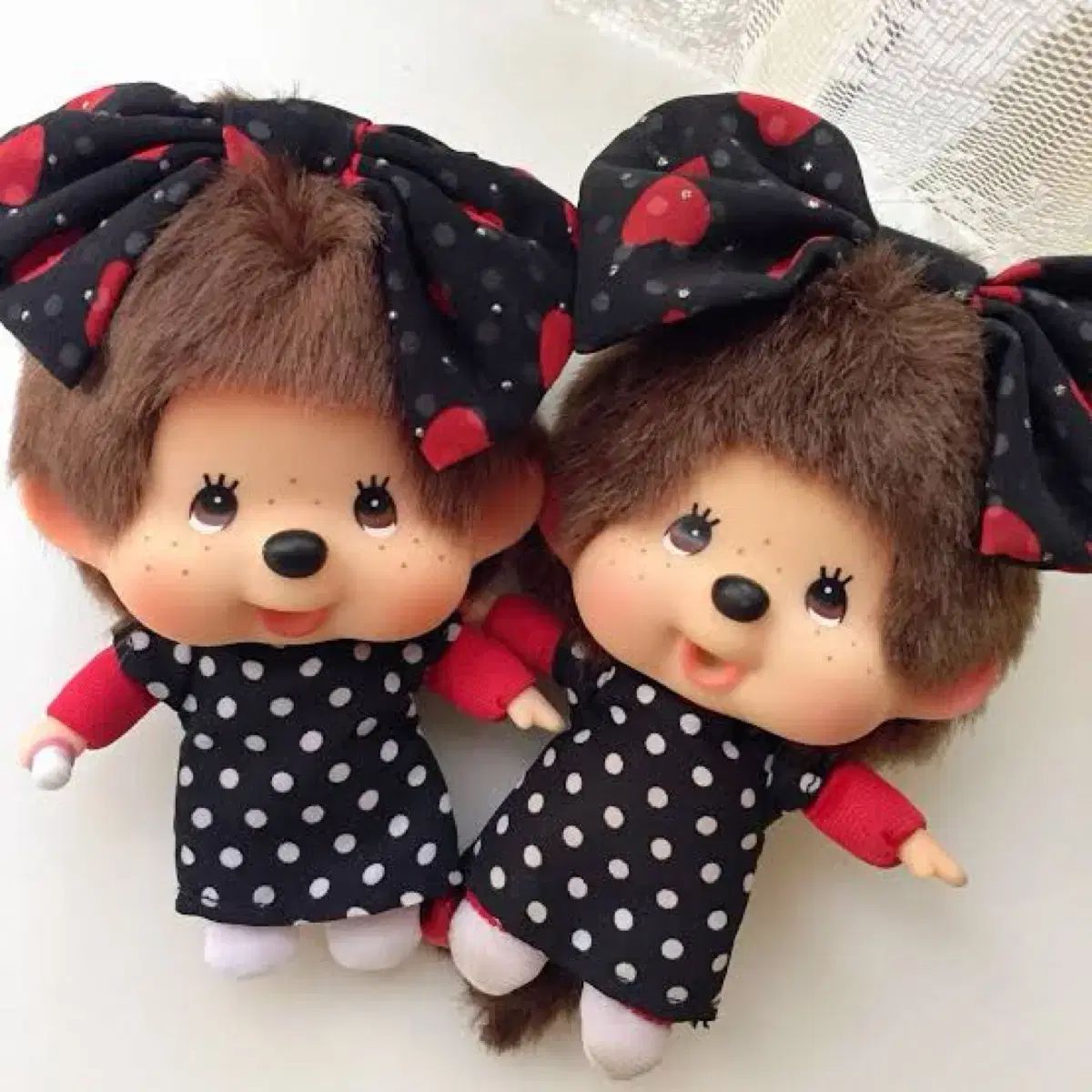 香港限定 BIG HEAD モンチッチ 大きいサイズ ドット キーホルダー