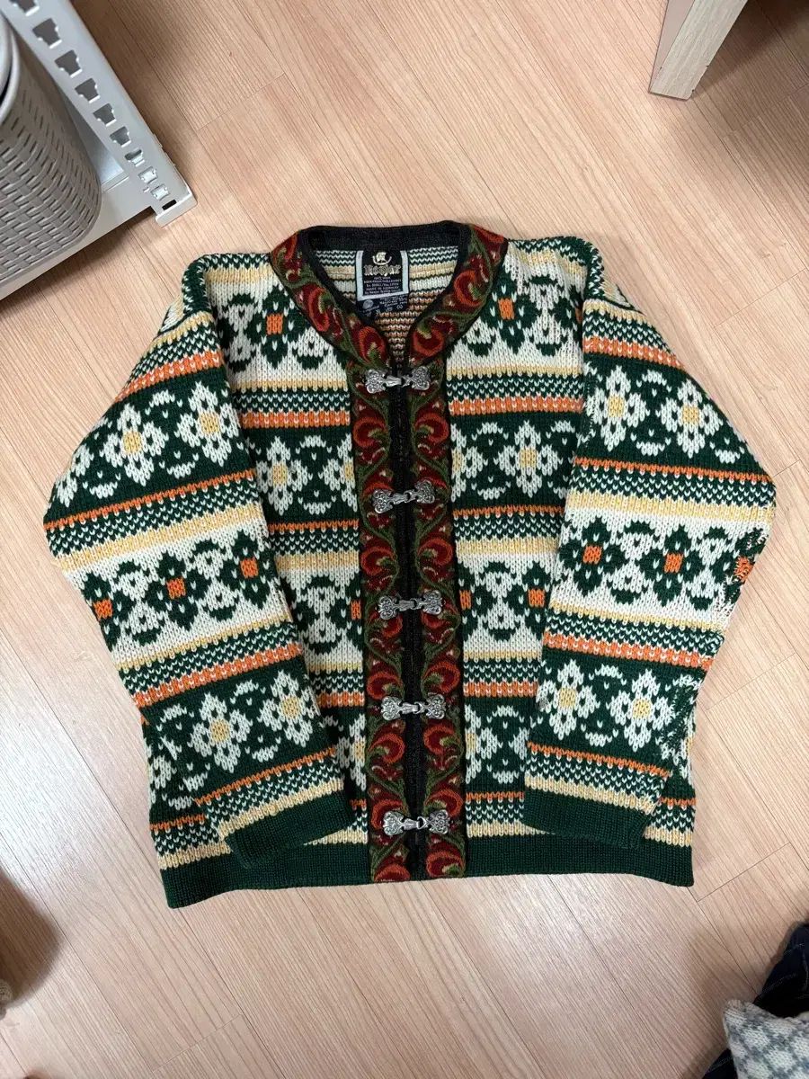 ノルウェー ノルディック カーディガン