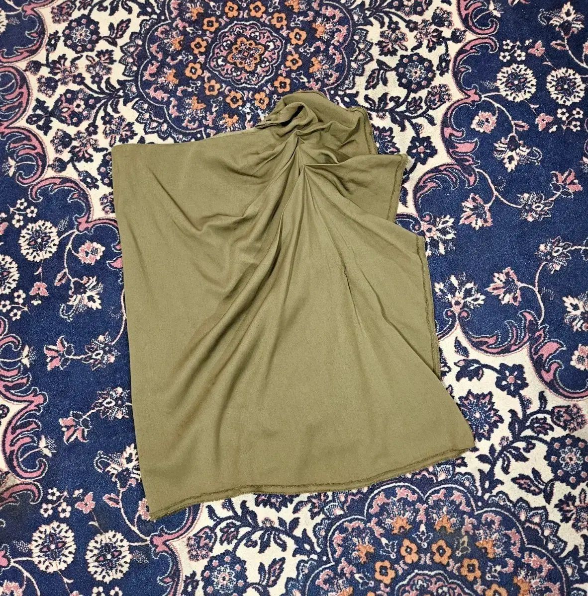 ハンサム ランバン (LANVIN) レーヨン シャーリング スカート