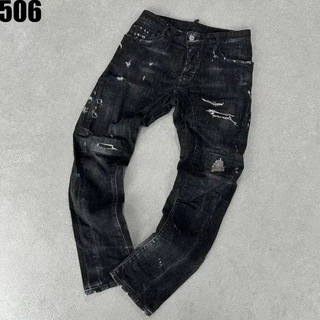 DSQUARED2 ブラック デニム ウォッシングデニム