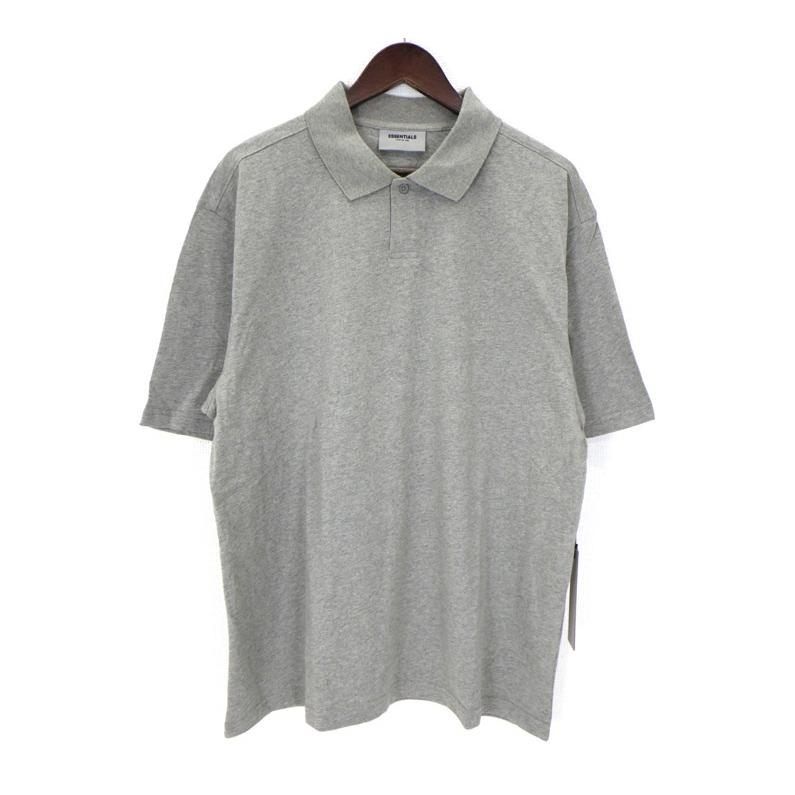 フィアオブゴッド エッセンシャルズ FEAR OF GOD ESSENTIALS 【 LOGO POLO 】 ロゴ プリント 半袖 ポロ シャツ 49306