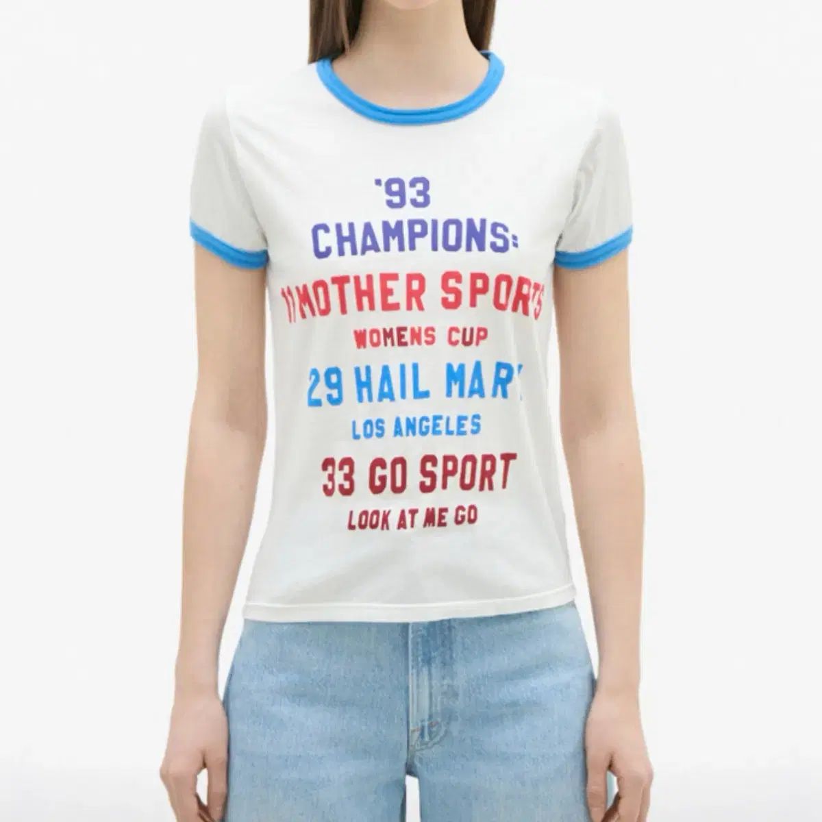 S トムグレーハウンド MOTHER DENIM ザ リール グッドディ リンガー Tシャツ 新