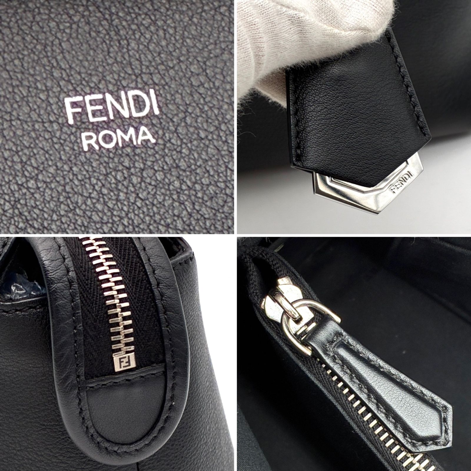 極美品 FENDI フェンディ バイザウェイ ミディアム 2way ハンドバッグ 