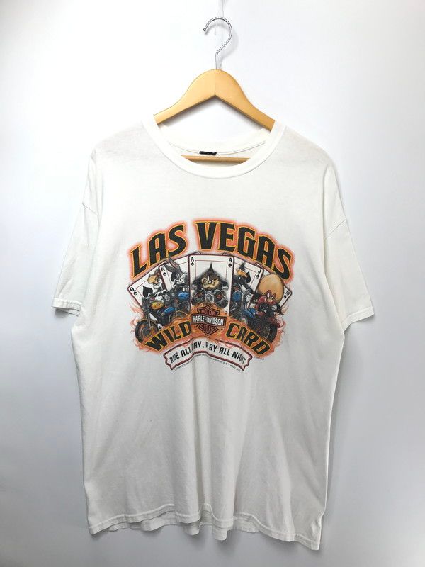【現状渡し品】 HARLEY-DAVIDSON ハーレーダビッドソン × LOONEY TUNES ルーニー チューンズ PRINT TEE プリントTシャツ 半袖Tシャツ 【146-260506-na-11-tag】