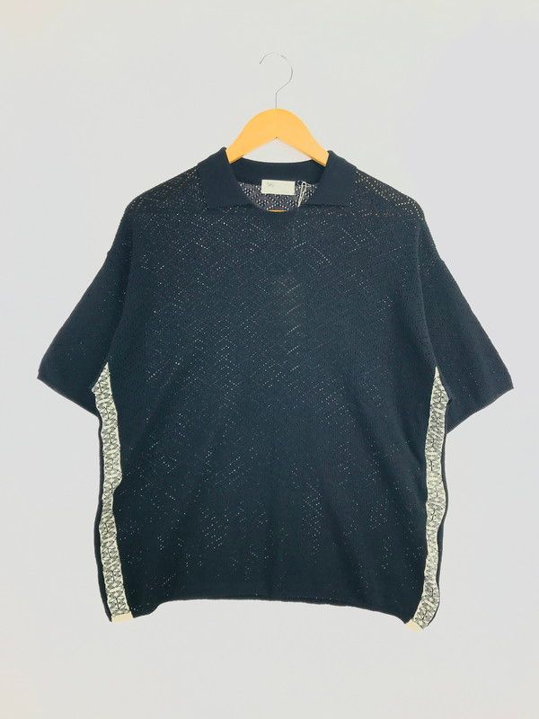 【中古美品】 SATOU サトウ RANMA KNIT POLO KN25001 ニット ポロシャツ 【140-260506-na-05-tag】