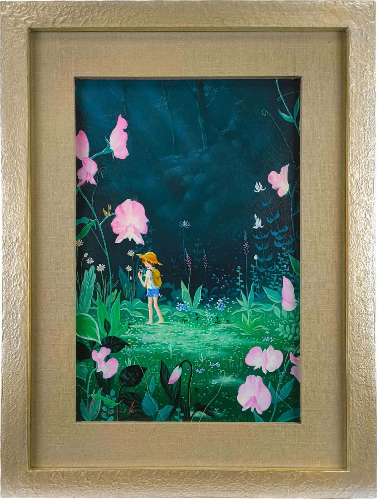 近藤友恵 「magical forest」 油絵・油彩画 絵画