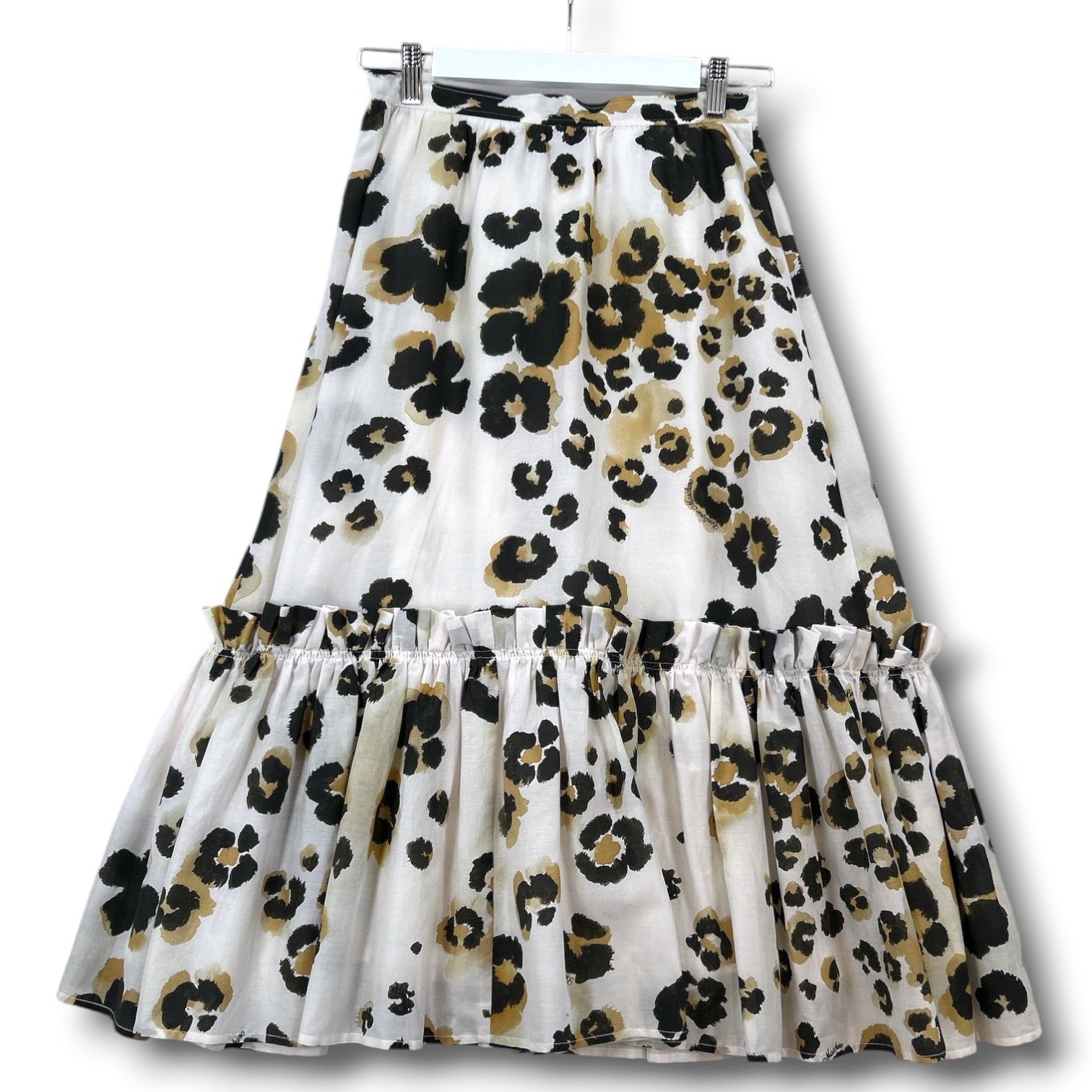 BOUTIQUE MOSCHINO ブティックモスキーノ ヒョウ柄スカート フレア 