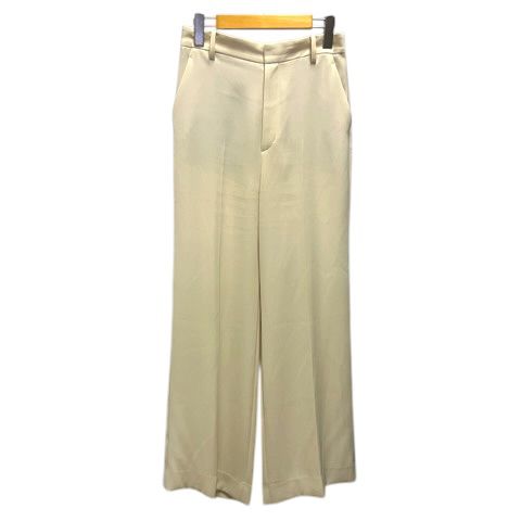 プラージュ Plage イージーパンツ ボトムス スラックス センタープレス 38 白 アイボリー ベージュ 6,750円