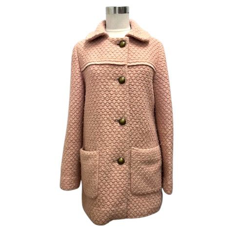 ユキトリイ YUKI TORII コート ブルゾン ウール混 ハーフ丈 長袖 40 ピンク 11,242円