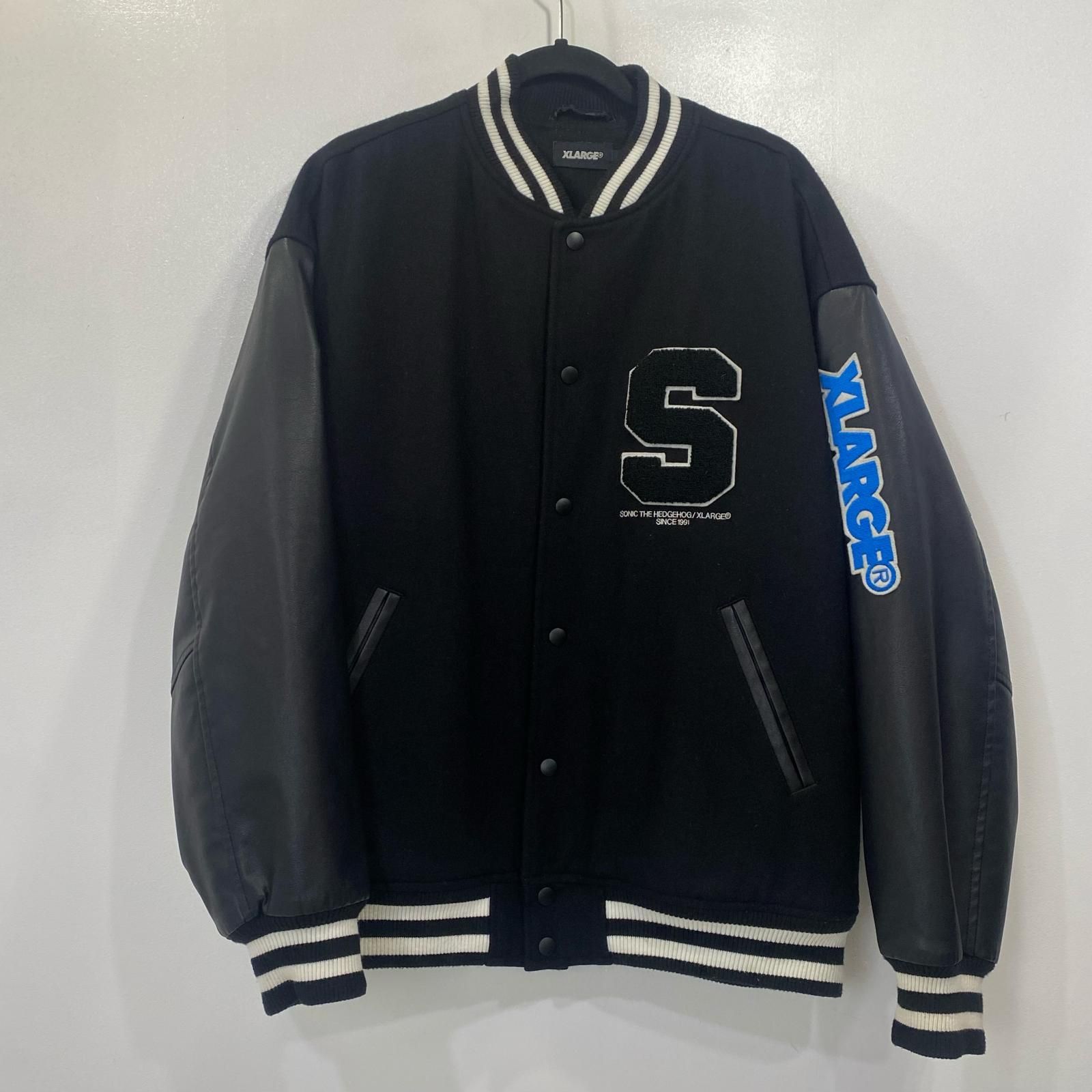 【姫路東店】 中古 X-LARGE | エクストララージ×ソニック スタジャン SONIC THE HEDGEHOG 01184518 ブラック サイズ：L 【95】