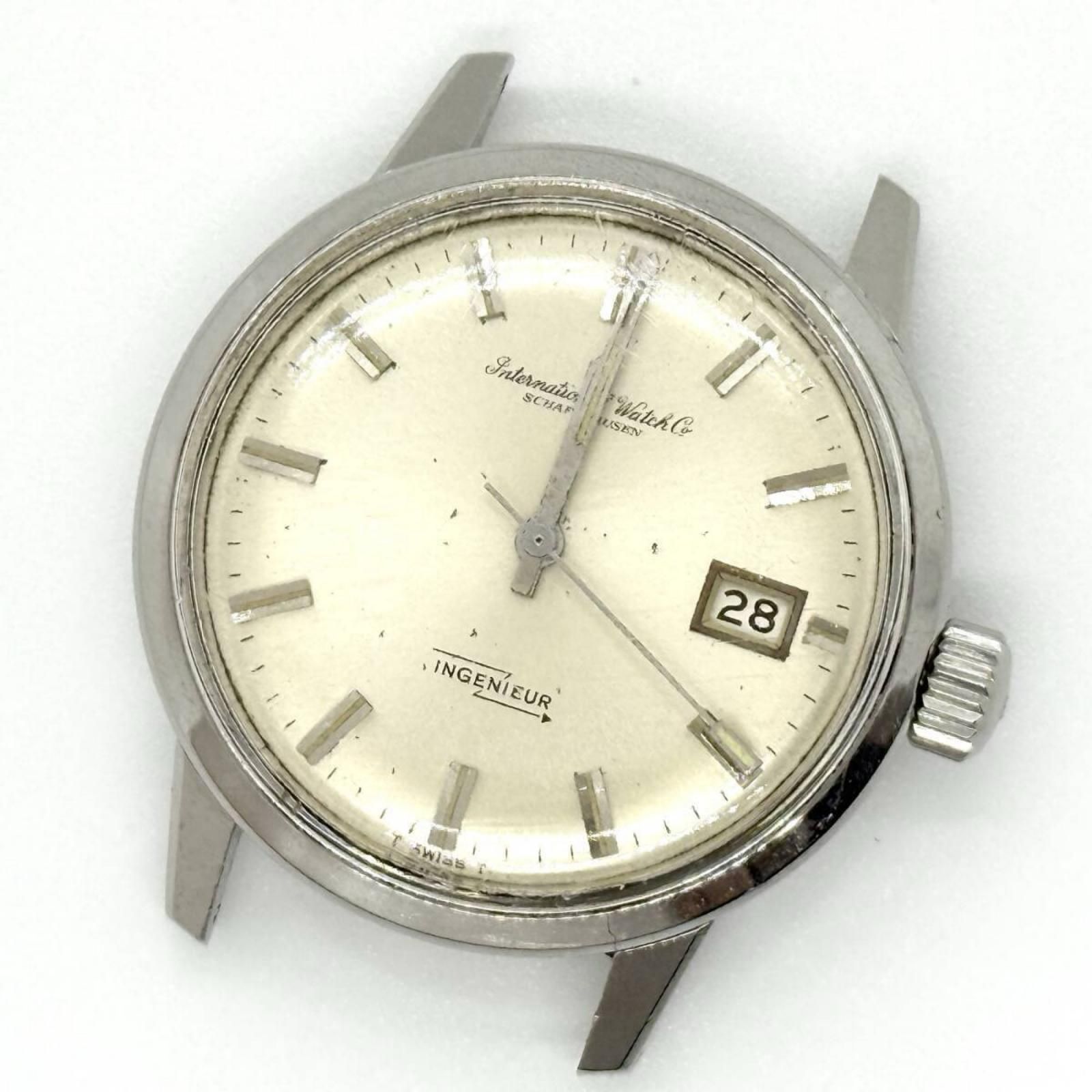 IWC SCHAFFHAUSEN アイダブリューシー シャフハウゼン インヂュニア 2024.09 OH済 866A シルバー AT メンズ 腕時計 稼働品