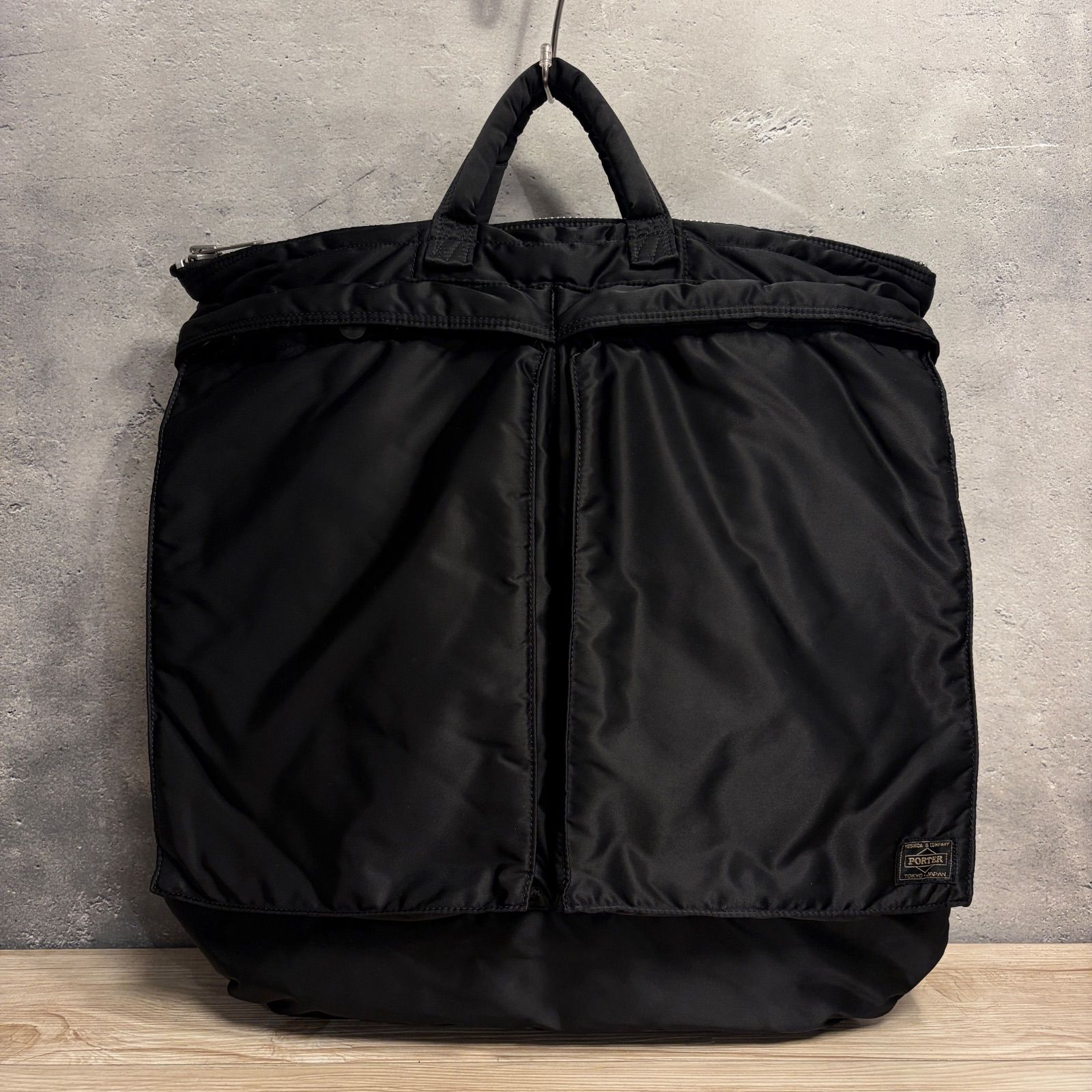 ✨PORTER タンカー ヘルメットバッグ 2WAY ブラック 旧ファスナー O2 