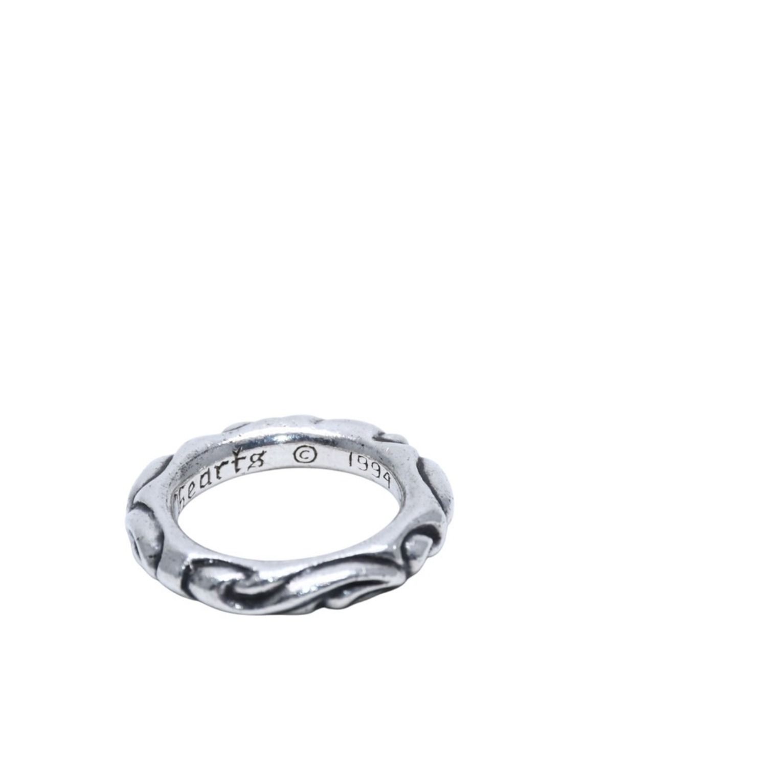 極美品 CHROME HEARTS クロムハーツ スクロールバンドリング 重量約