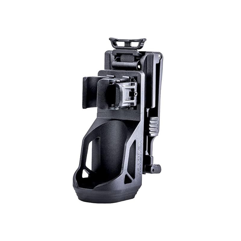 【新品】 NEXTORCH V51 懐中電灯ホルダー タクティカルライト ホルスター molle アクセサリー 取り付け簡単 ロック機能付き 360度回転可能 ハンディライト ブラケット【直径2.5-3.2cmの懐中電灯は対応可能】