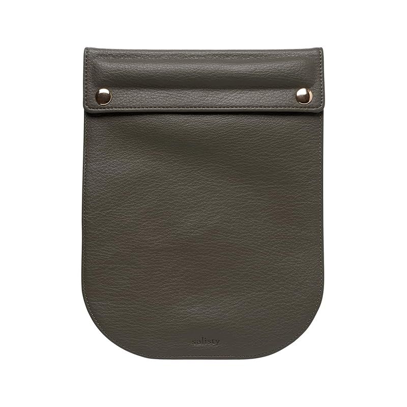 【新品】 salisty ポーチ マウスパッド機能 リストレスト付き (ナイトオリーブ)【 サリスティ ガジェットポーチ 収納 ポーチ PUレザー 2WAY】 4,731円