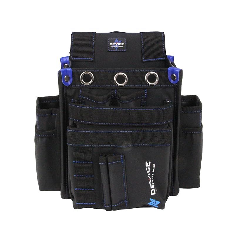 【新品】 SK11 DEVICE 腰袋 3段 サイドポケット付 大型 内側サック DVC-KZ15