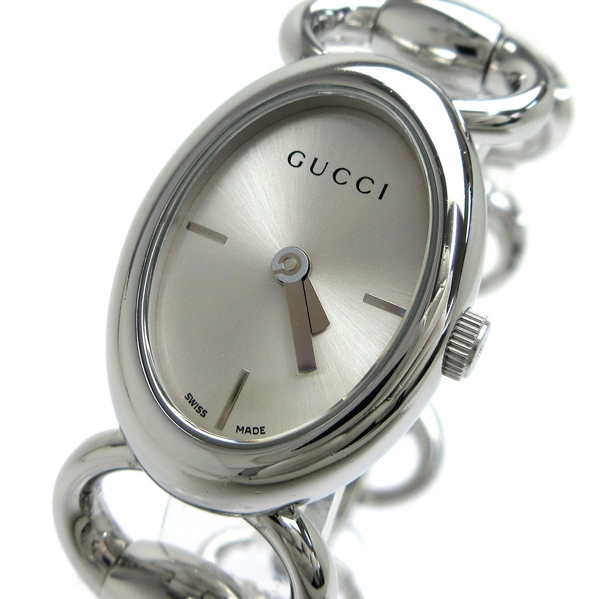 グッチ GUCCI トルナヴォーニ レディース シルバー 118 時計 YA118502 クォーツ 婦人 稼動品