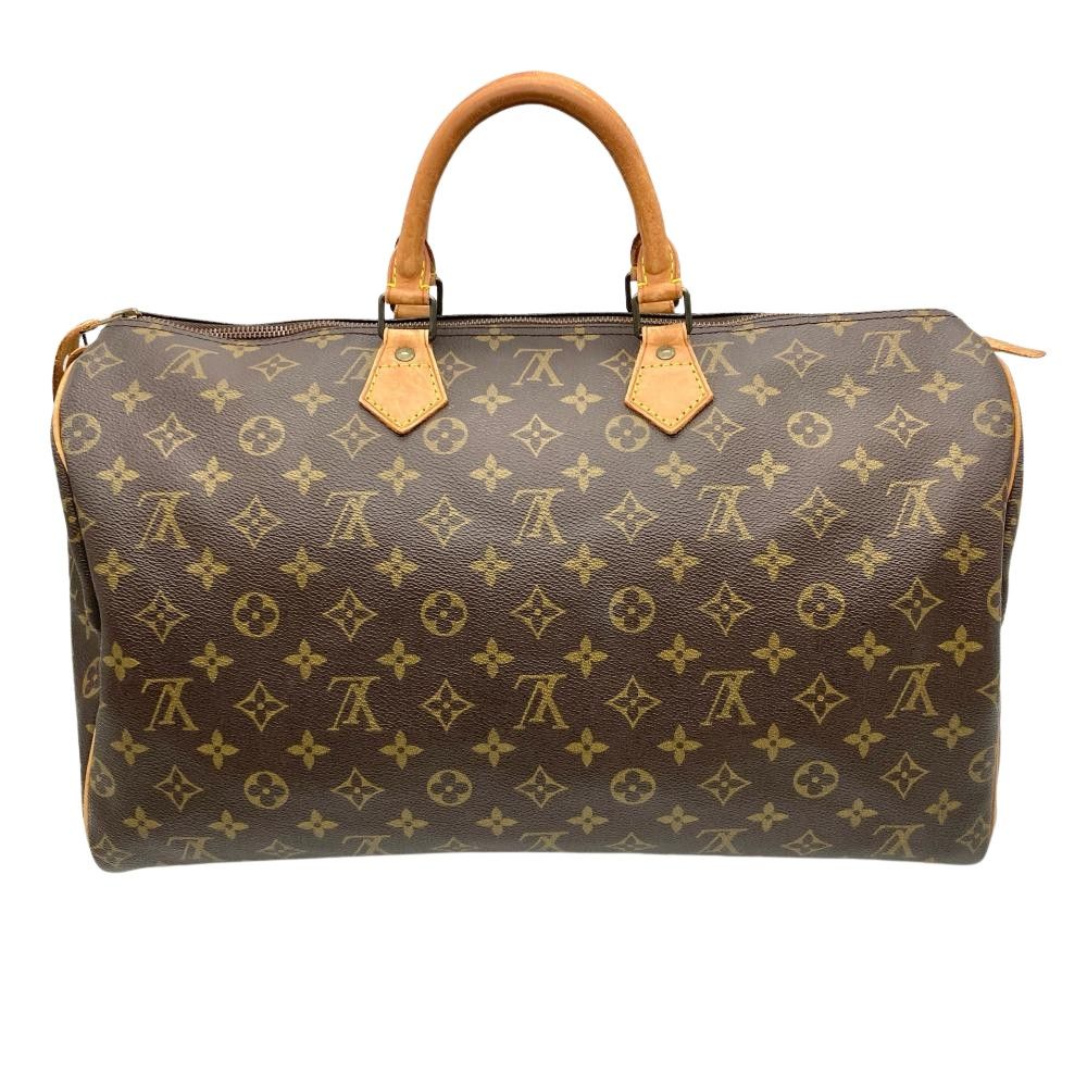 スピーディ40_モノグラム・キャンバスボストンバッグ/LV/ロゴ/PVC/BRW ルイヴィトン LOUIS VUITTON スピーディ40 ハンドバッグ モノグラム