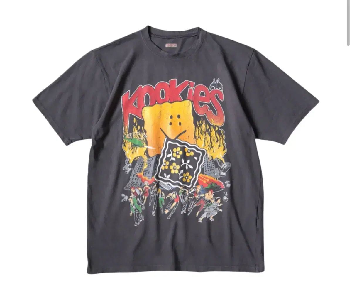 L KAPITAL クルー Tシャツ インクブラック COOKY KITH