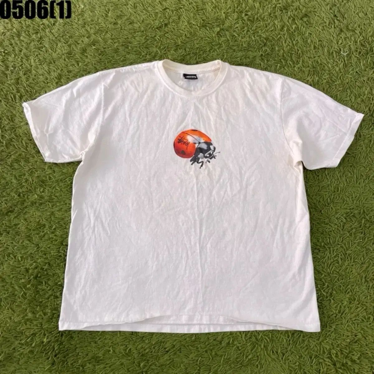 STUSSY ステューシー レイ Tシャツ 白 L