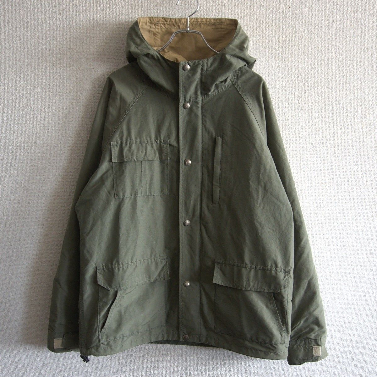 【美品】Sierra Designs 【USA製 60/40クロス マウンテンパーカー】 L カーキ ジャケット シエラデザイン 26040841