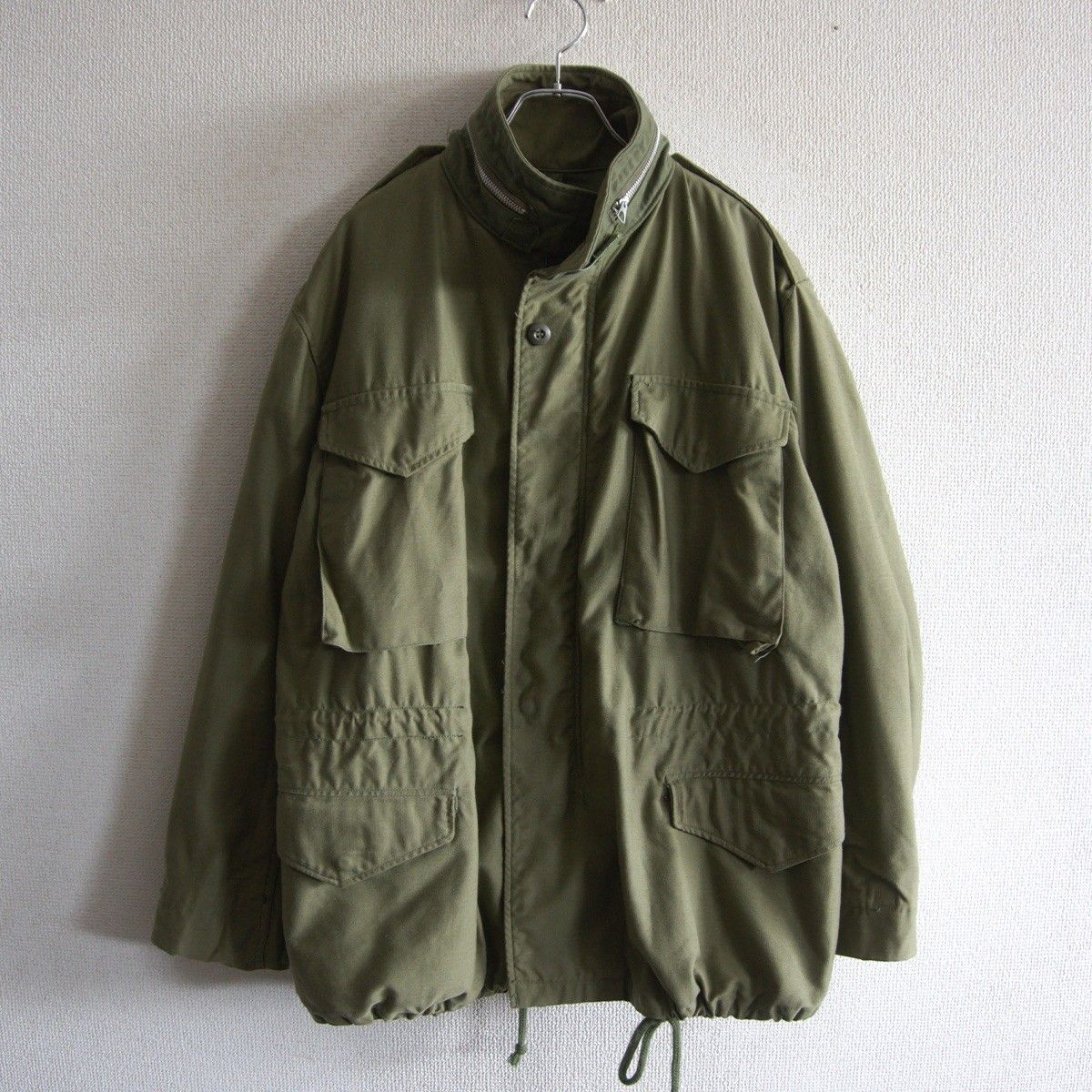 【60S/アルミジップ】US ARMY【M-65 2nd フィールドジャケット】MEDIUM-SHORT 60年代 古着 26050044
