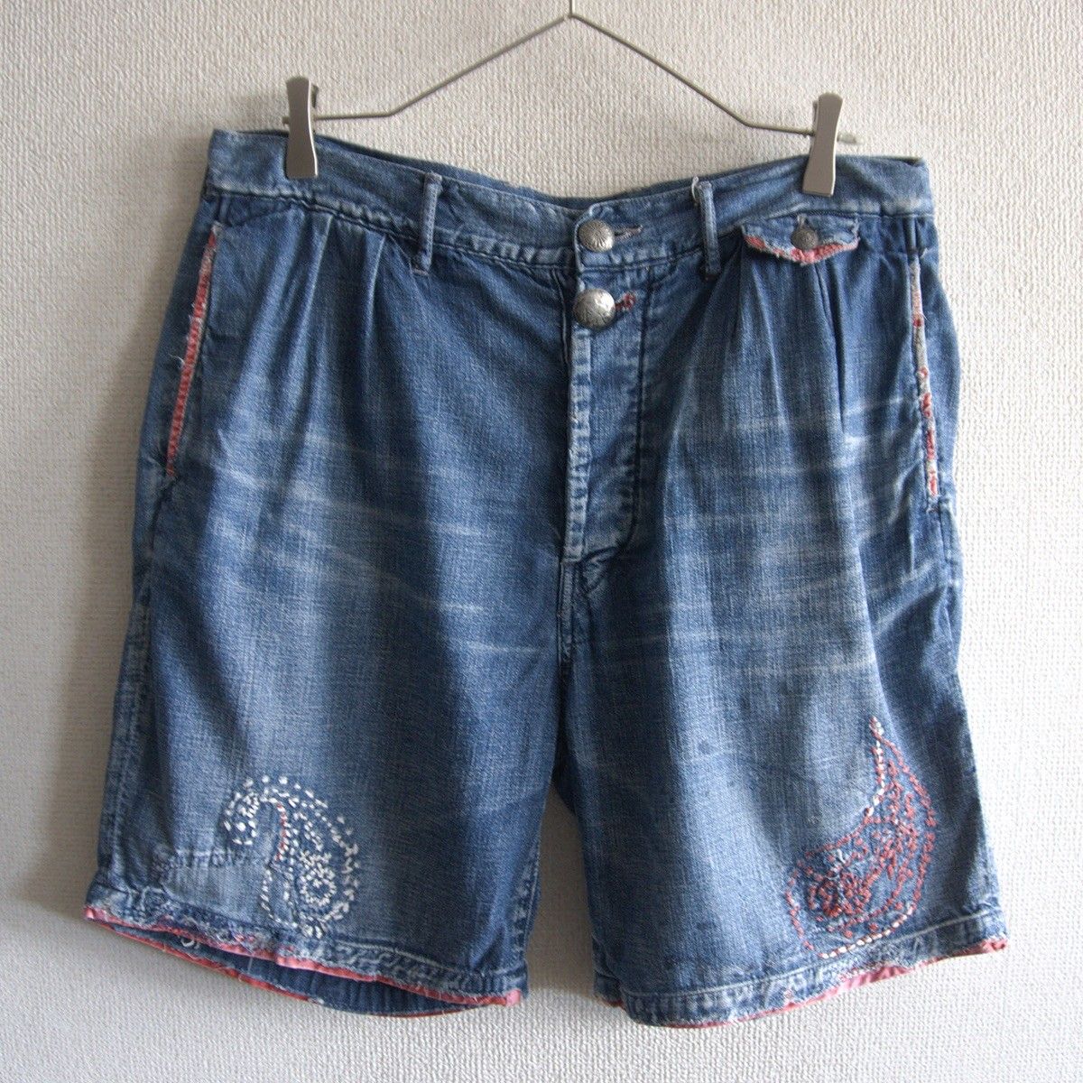 【美品】KAPITAL KOUNTRY【リペア加工 デニム ショートパンツ】3(L) キャピタル 26050046