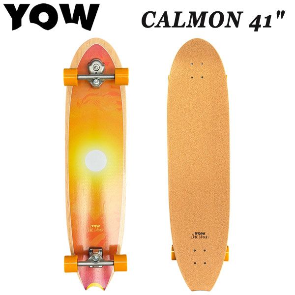 2026 YOW SKATE CALMON 41インチ ヤウ カルモン ChloeCalmon ClaraCalmon クロエカルモン クララカルモン サーフスケート ロングスケートボード ロングボード スケボー オフトレ サーフィン スノーボード