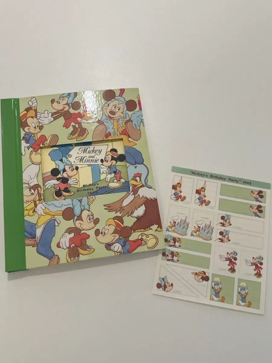 ディズニー正規品 ヴィンテージ フォト アルバム ミッキーミニー ミッキーマウス グーフィー