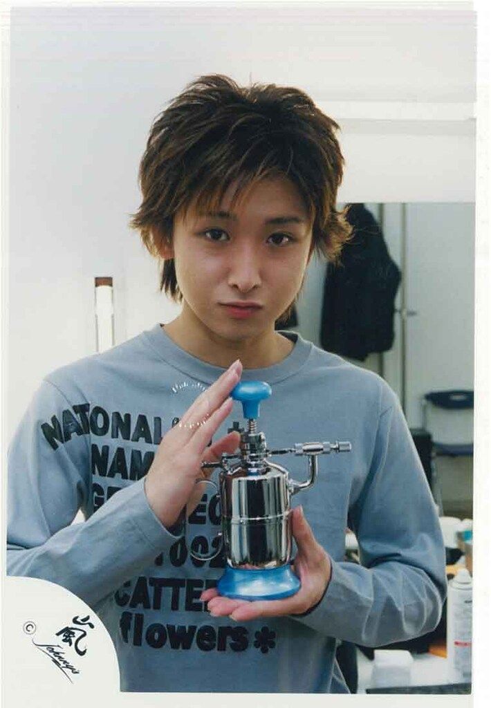 嵐 01年 嵐が春の嵐を呼ぶ 大野智 公式写真 *1枚