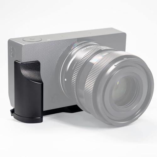 Iborrys カメラグリップ 、対応 Sigma シグマ BF カメラ 、 専用 L型クイックリリース プレート ? アルミニウム合金製 ハンドル ? 独創的な全アルミレトロ菱形彫刻技術、超カッコイイ (黒)AR