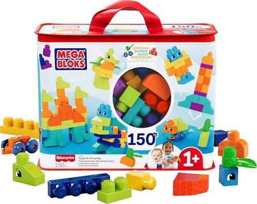 マテル(MATTEL) メガブロック(MEGA BLOKS) 1才からのメガブロックさらにたっぷり 150個ブロックパック 【1才~】 HHM96AR