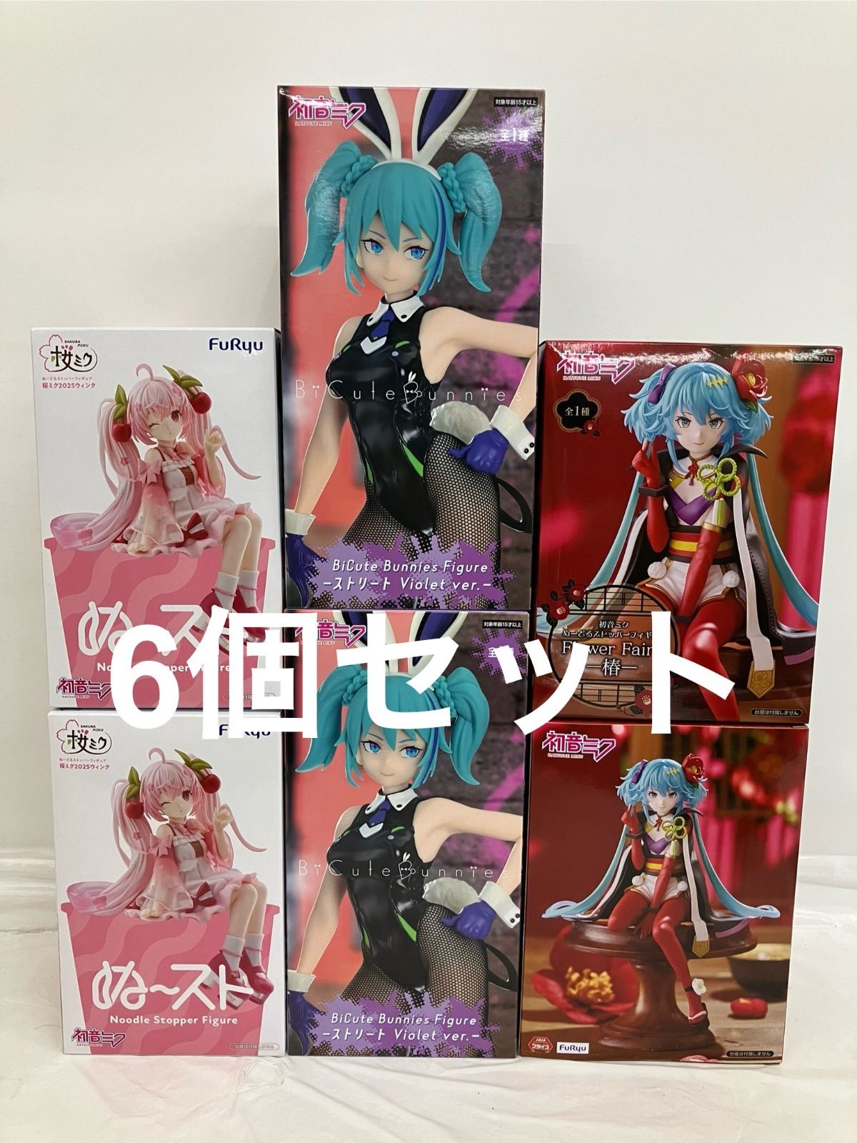 未開封 初音ミク ぬーどるストッパーフィギュア 桜ミク FlowerFairy椿 