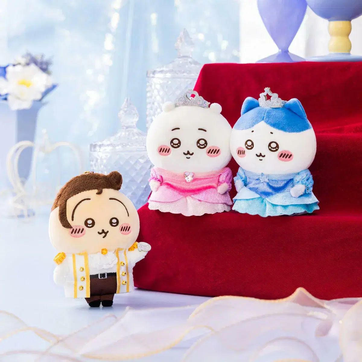 3種コンプリート パレード ちいかわ プリンセス 誕生日 ぬいぐるみ BIGぬいぐるみ セット