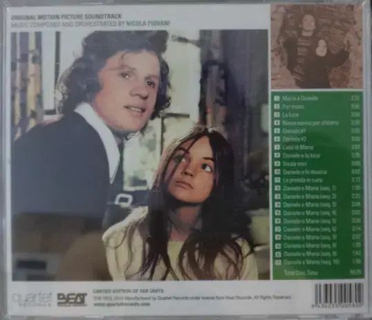 未開封 CD ） OST ー Daniele E Maria ダニエルと マリア
