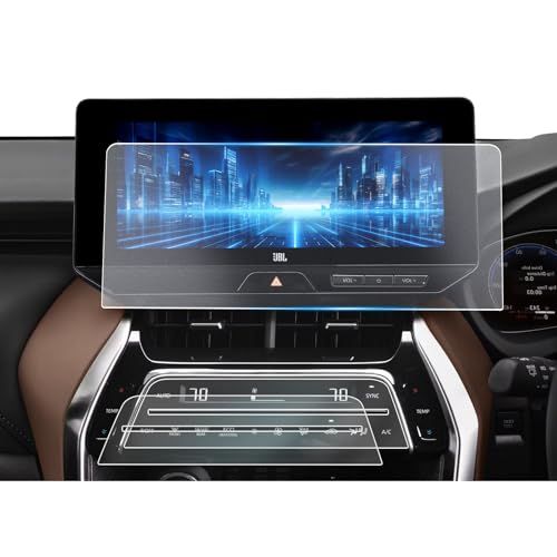 CDEFG 2025新設計 トヨタ ハリアー 80系 ナビ AG 保護フィルム【12.3インチカーナビディスプレイ 1枚+エアコンパネル 2枚】80ハリアー 画面保護 低反射 指紋防止 ハリアー80 カーナビ 保護ガラスフィルム 高透過率 9 e13cccc9