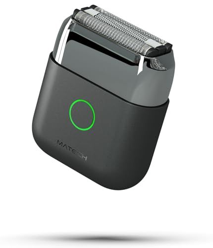 MATECH Pocket Blade 電気シェーバー [世界最小サイズ] 超小型 メンズ 電動 3枚刃 乾湿両用 IPX7防水 電動ひげ剃り 充電式 ロック機能 コンパクト 旅行 出張t 135023f9