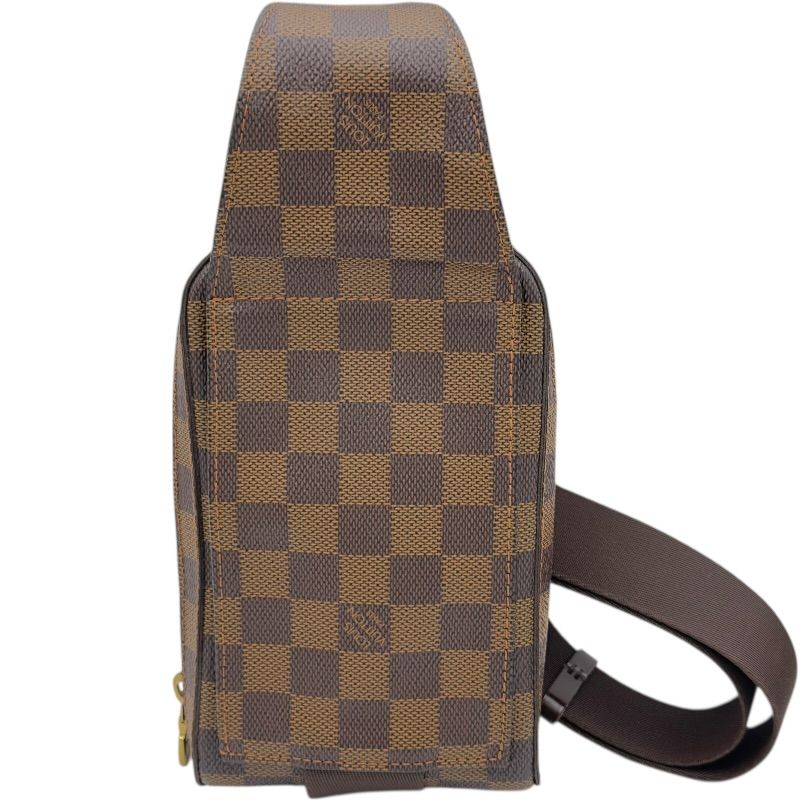 ルイ・ヴィトン LOUIS VUITTON ジェロニモス N51994 ブラウン ダミエ メンズ ボディバッグ