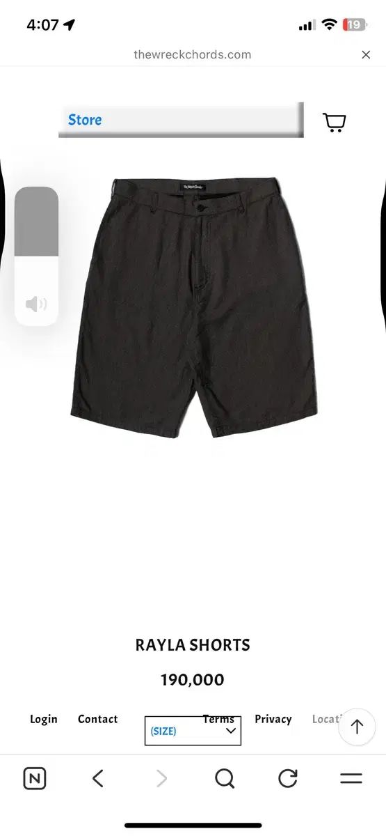 더뤡코즈 RAYLA SHORTS レイラ ショーツ