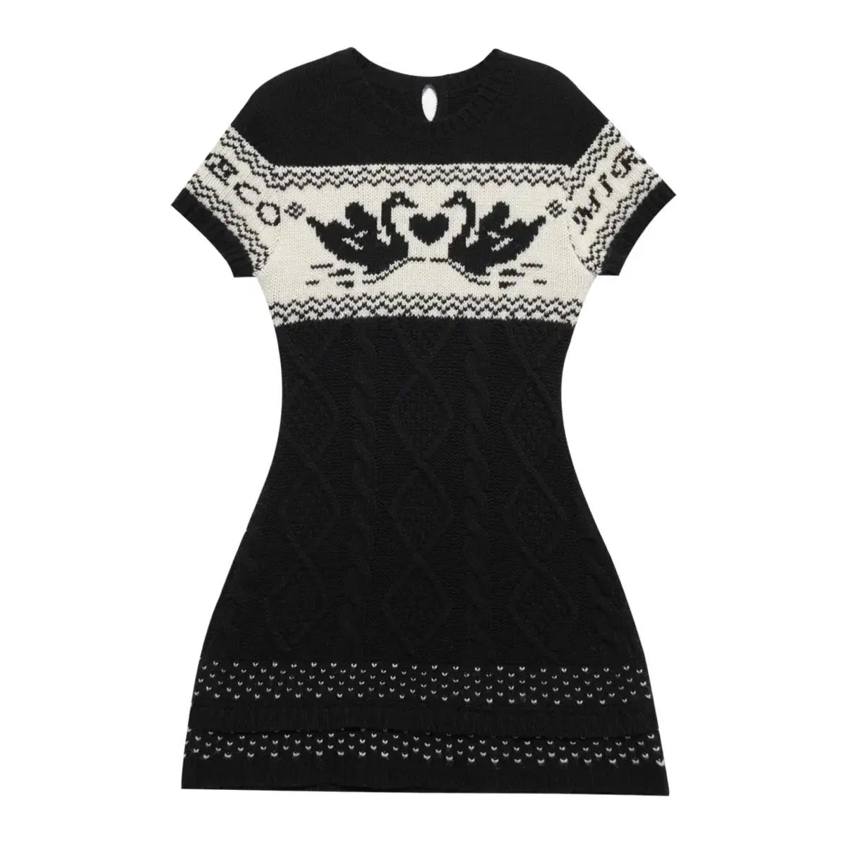 (原価以下 未使用) ミレコ ONE PIECE MIRE NORDIC KNIT OPS