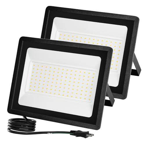 北澤商事 led投光器 投光器 100W ワークライト 作業灯 led 15000LM IP66 防水 外灯 100V対応 高輝度 省エネ 120°広角 屋外照明 防災対策 PSE認証済み送料無料