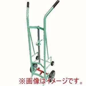 【新品・2営業日で発送】神戸車輛製作所 カンベ スチール製ドラム缶運搬車 (187B 2358)