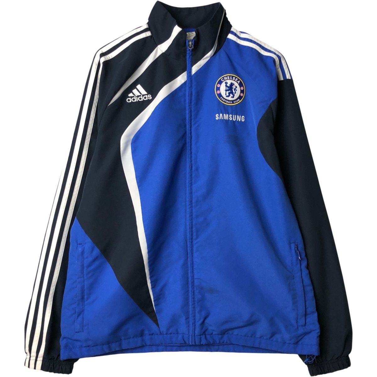 古着 00年代 アディダス adidas PREMIER LEAGE プレミアリーグ CHELSEA FC チェルシーFC ウインドブレーカー メンズM相当/eaa643639