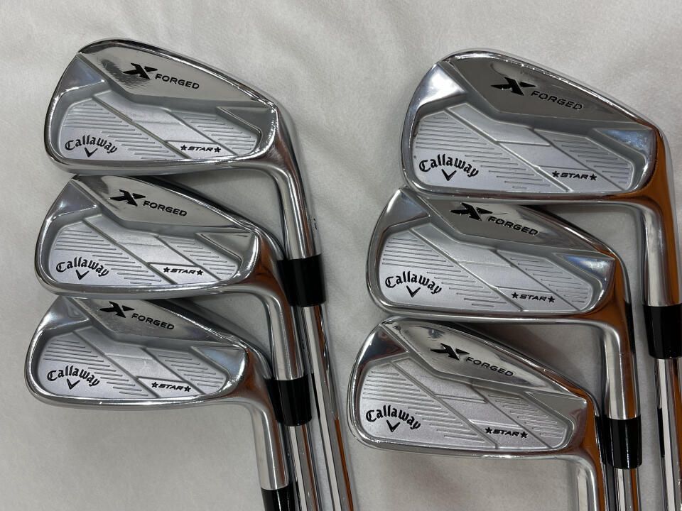 キャロウェイ　X FORGED STAR　NSプロ MODUS 3 TOUR 105　Sフレックス　アイアンセット　中古　ゴルフドゥ！倉敷笹沖店【最短即日発送】